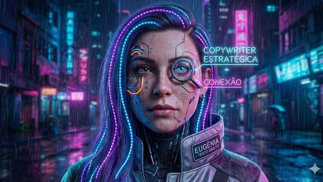 Eugênia, a copywriter estratégica, personagem da Maha Focus